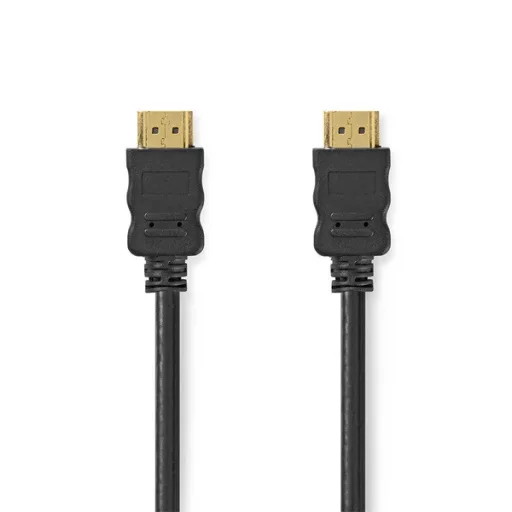 Nedis CVGL34060BK150 ultra HD HDMI kábel, HDMI dugó - dugó, 4K@60Hz, ARC, 18 Gbps, aranyozott csatlakozók, hossz 15m