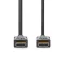 Nedis CVGL34060BK200 ultra HD HDMI kábel, HDMI dugó - dugó, 4K@60Hz, ARC, 18 Gbps, aranyozott csatlakozók, hossz 20m