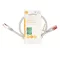 Nedis CCGL85220GY05 UTP / FTP Cat6 patch kábel, RJ45 aranyozott érintkezők, 10/100/1000 Mbit/s, hossz 0.5m
