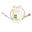 Nedis CCGL85220GY05 UTP / FTP Cat6 patch kábel, RJ45 aranyozott érintkezők, 10/100/1000 Mbit/s, hossz 0.5m