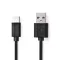 Nedis CCGL60600BK10 USB A - USB C (USB-C) kábel, USB2.0, 15W, hossz 1m