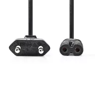   Nedis CEGL11040BK20 tápkábel IEC-320-C7, 2 x 0.75 mm, hossz 2m