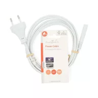  Nedis CEGL11040WT20 tápkábel IEC-320-C7, 2 x 0.75 mm, hossz 2m, fehér