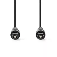   Nedis CAGL25000BK20 optikai audio kábel, TosLink dugó, hossz 2m