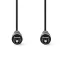 Nedis CAGL25000BK30 optikai audio kábel, TosLink dugó, hossz 3m