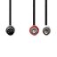 Nedis CAGL20200BK10 audio kábel 5p DIN dugó - 2 x RCA dugó, hossz 1m