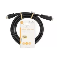   Nedis CCGL34800BK20 HDMI - DVI-D 24+1p kábel, 1080p, hossz 2m