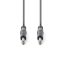 Nedis COTH23020GY15 félprofi audio kábel, 2 x 6,35mm sztereo jack dugó, hossz 1.5m, rugalmas