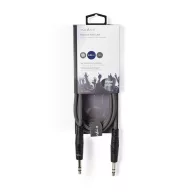   Nedis COTH23020GY30 félprofi audio kábel, 2 x 6,35mm sztereo jack dugó, hossz 3m, rugalmas