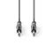 Nedis COTH23000GY15 félprofi audio kábel, 2 x 6,35mm mono jack dugó, hossz 1.5m, rugalmas