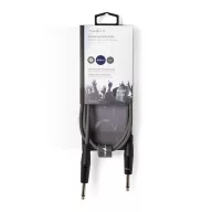   Nedis COTH23000GY15 félprofi audio kábel, 2 x 6,35mm mono jack dugó, hossz 1.5m, rugalmas