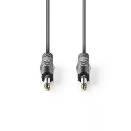   Nedis COTH23000GY30 félprofi audio kábel, 2 x 6,35mm mono jack dugó, hossz 3m, rugalmas
