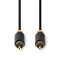 Nedis CABW24170AT20 digitális koax kábel, 2 x aranyozott RCA, hossz 2m
