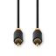 Nedis CABW24170AT20 digitális koax kábel, 2 x aranyozott RCA, hossz 2m