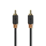   Nedis CABW24170AT20 digitális koax kábel, 2 x aranyozott RCA, hossz 2m