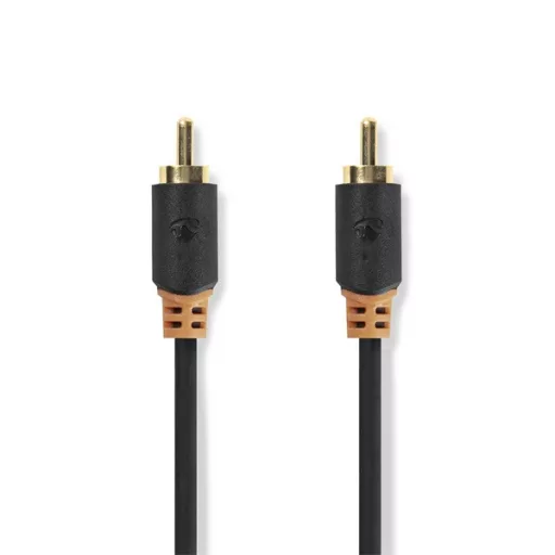 Nedis CABW24170AT20 digitális koax kábel, 2 x aranyozott RCA, hossz 2m