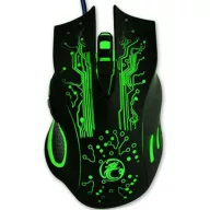   IMICE Vezetékes egér optikai, gaming X9, 3200dpi, USB, Fekete