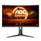 AOC Ívelt Gaming 280Hz monitor 27" C27G2Z3/BK, 1920x1080, 16:9, 300cd/m2, 0,5ms, HDMIx2/DisplayPort, állítható magasság