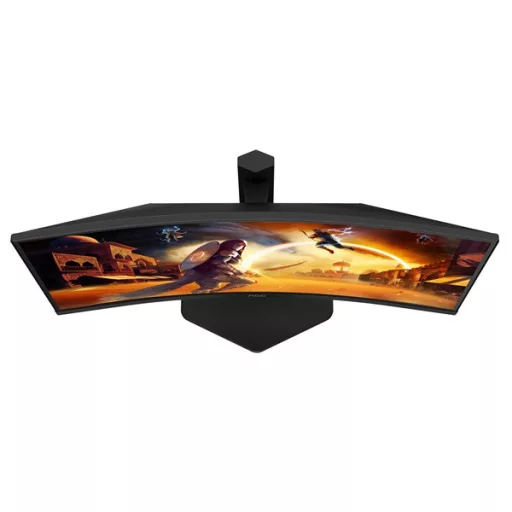 AOC Ívelt Gaming 280Hz monitor 27" C27G4ZXU, 1920x1080, 16:9, 300cd/m2, 0,3ms, HDMIx2/DisplayPort/USBx4