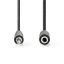Nedis CAGL22050BK100 3,5mm sztereo jack hosszabító kábel, 10m