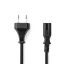 Nedis CEGL11040BK50 tápkábel IEC-320-C7, 2 x 0.75 mm, hossz 5m