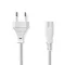 Nedis CEGL11040WT50 tápkábel IEC-320-C7, 2 x 0.75 mm, hossz 5m, fehér