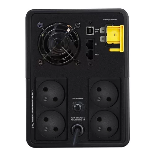 APC Back-UPS BX1600MI-GR szünetmentes tápegység (4x Schuko), 1600VA, 900W 230V, AVR, Line-Interaktív UPS