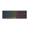 SILVERLINE gamer vezetékes billentyűzet, kompakt, RGB világítás, HU