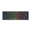 SILVERLINE gamer vezetékes billentyűzet, kompakt, RGB világítás, HU
