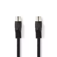   Nedis CAGL20000BK30 DIN audio kábel, DIN 5 tűs dugó, Nikkelezett, 3 m