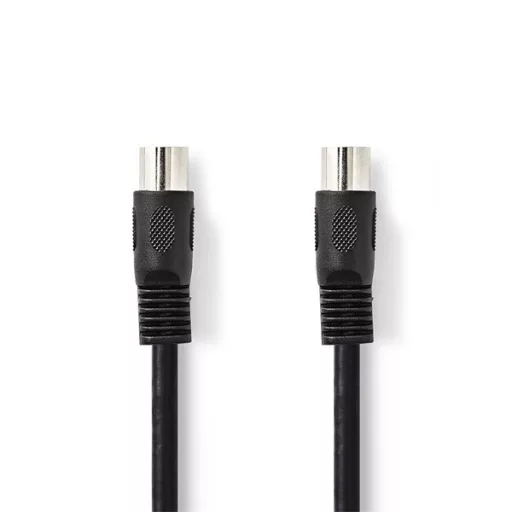 Nedis CAGL20000BK30 DIN audio kábel, DIN 5 tűs dugó, Nikkelezett, 3 m