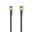 Nedis CSGL02000BK20 SMA kábel, aranyozott, 50 Ohm, árnyékolt,  2m