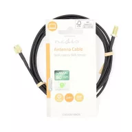   Nedis CSGL02010BK20 SMA kábel, SMA férfi,  SMA nő, Aranyozott, 50 Ohm,  árnyékolt, 2 m | kerek,  PVC, Fekete