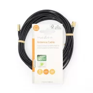   Nedis CSGL02210BK50 SMA kábel, RP SMA férfi, RP SMA női, Aranyozott, 50 Ohm, Egyetlen árnyékolt, 5,00 m, kerek