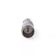   Nedis CSGP41956ME műholdas és antenna adapter, 10 db, F Férfi Gyors, F Nő,  Nikkelezett, 75 Ohm,  Egyenes, Fém, Ezüs