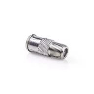   Nedis CSGP41956ME műholdas és antenna adapter, 10 db, F Férfi Gyors, F Nő,  Nikkelezett, 75 Ohm,  Egyenes, Fém, Ezüs