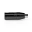 NEDIS COTP15930BK XLR adapter, XLR 3 tűs dugó, RCA nő,  Nikkelezett, Egyenes, Fém, Fekete , 1 db