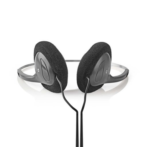 Nedis HPWD1101BK vezetékes fejhallgató, füldbe helyezhető, 3,5 mm, 1,2 m