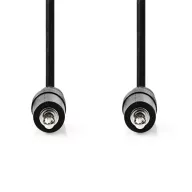   Nedis CAGL22000BK10 sztereo audio kábel, 3,5 mm jack dugó - 3,5 mm jack dugó, 1m
