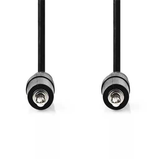 Nedis CAGL22000BK10 sztereo audio kábel, 3,5 mm jack dugó - 3,5 mm jack dugó, 1m
