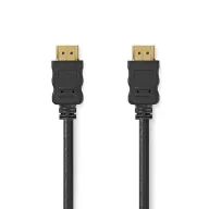   Nedis CVGL34060BK100 ultra HD HDMI kábel, HDMI dugó - dugó, 4K@60Hz, ARC, 18 Gbps, aranyozott csatlakozók, hossz 10m
