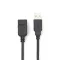 Nedis CCGL60010BK30 USB hosszabító / toldó kábel, USB 2.0 | USB-A dugó  USB-A hüvely  480 Mbps, 3m