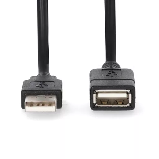 Nedis CCGL60010BK30 USB hosszabító / toldó kábel, USB 2.0 | USB-A dugó  USB-A hüvely  480 Mbps, 3m