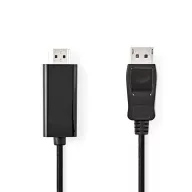   Nedis CCGL37100BK10 Displayport dugó - HDMI dugó kábel 1080p, 1m