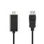 Nedis CCGL37100BK10 Displayport dugó - HDMI dugó kábel 1080p, 1m