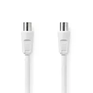   Nedis CSGL40000WT15 koax kábel, IEC (koaxiális) dugó IEC (koaxiális) hüvely Nikkelezett 90 dB 75 Ohm Dupla árny. 150m