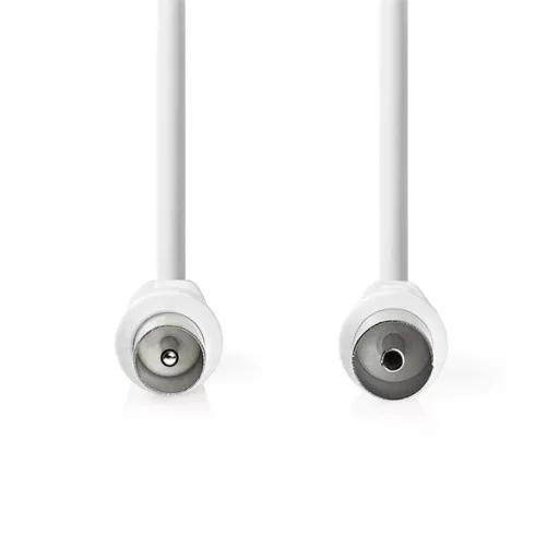 Nedis CSGL40000WT15 koax kábel, dugó - aljzat, 90 dB, 75 Ohm Dupla árnyékolás, 1,5m