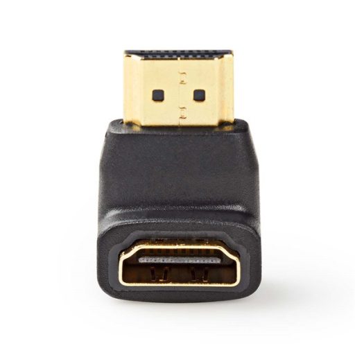 Nedis CVGB34901BK HDMI átalakító adapter, aranyozott 90°-os, pipa