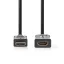 Nedis ultra HD HDMI hosszabbító (toldó) kábel CVGL34096BK10, HDMI dugó - aljzat, 4K@60Hz, ARC, 10,2 Gbps, 1 m
