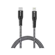   SANDBERG USB-C tartozék, Survivor USB-C PD Lighting kábel 1m